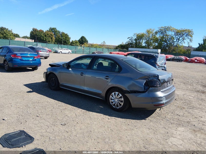 Vin: 3vw267aj4gm361209, lot: 46813283, volkswagen jetta 1.4t s 20163