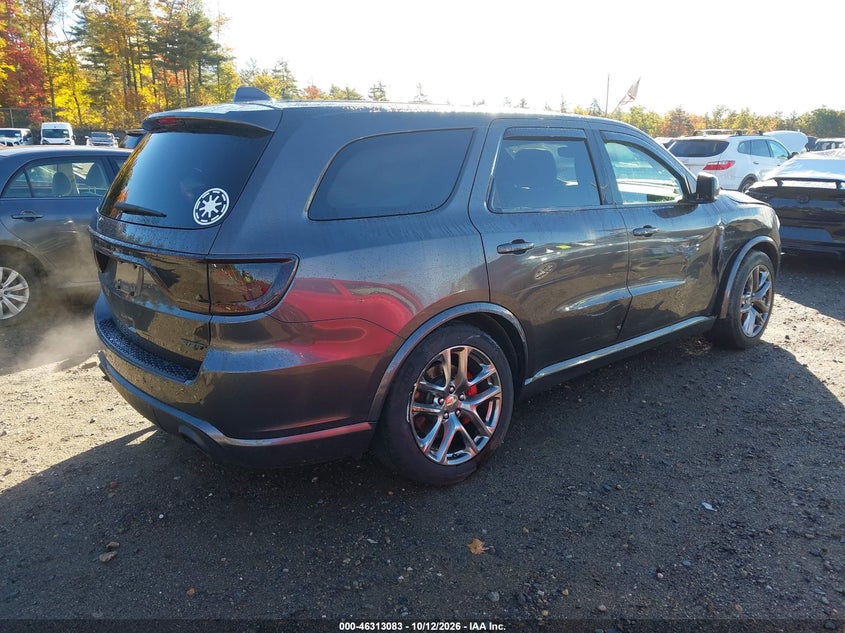 Vin: 1c4sdjgj9kc647127, lot: 46813306, dodge durango srt awd 20194