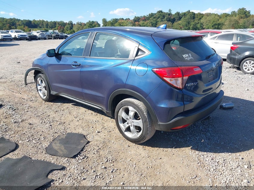Vin: 3czru6h35gm752047, lot: 46813369, honda hr-v lx 20163