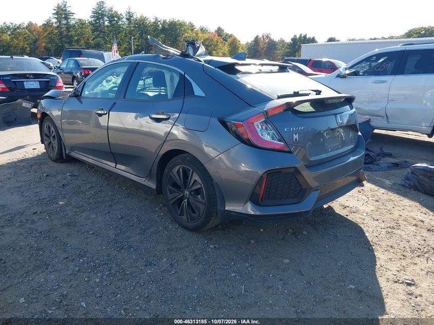 Vin: shhfk7h65ju411353, lot: 46813408, honda civic ex 20183