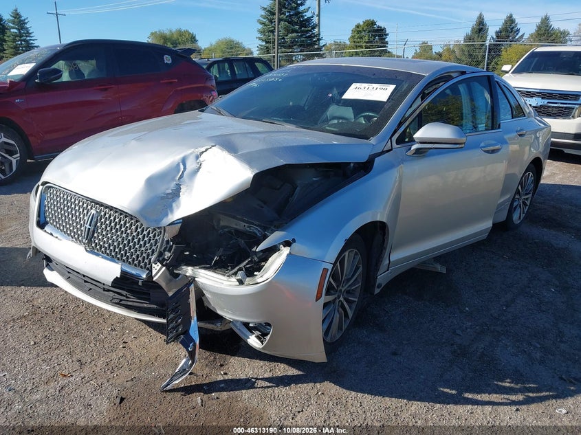 Vin: 3ln6l5d9xhr608056, lot: 46813413, lincoln mkz select 20172