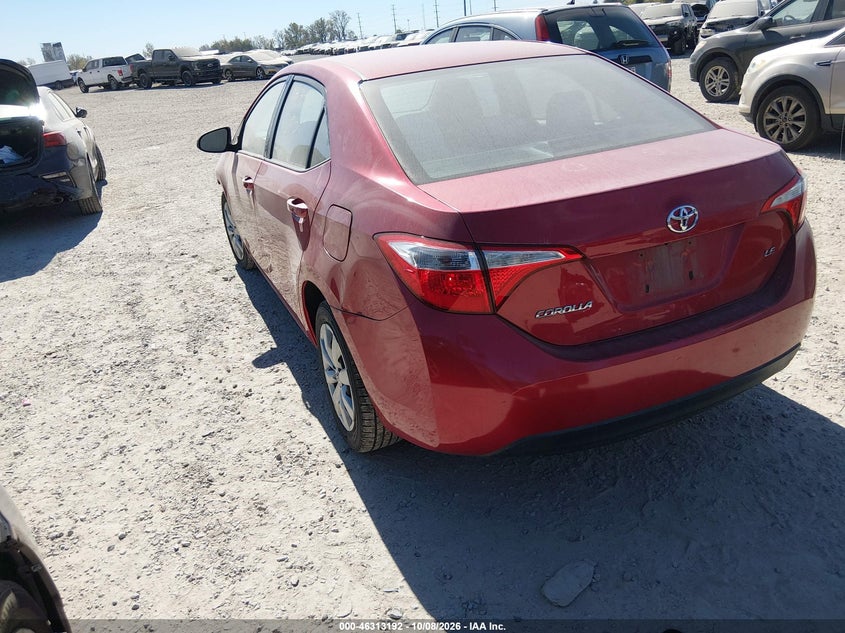 Vin: 2t1burhe8ec126069, lot: 46813415, toyota corolla le 20143