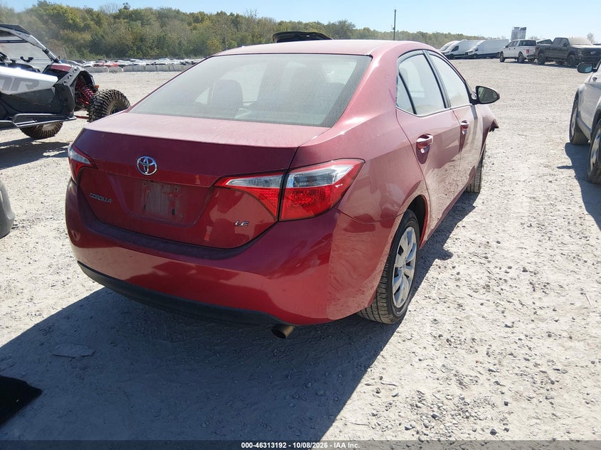 Vin: 2t1burhe8ec126069, lot: 46813415, toyota corolla le 20144