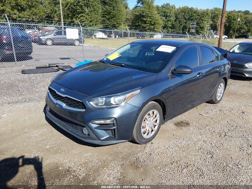 Vin: 3kpf24ad7me276606, lot: 46813416, kia forte fe 20212
