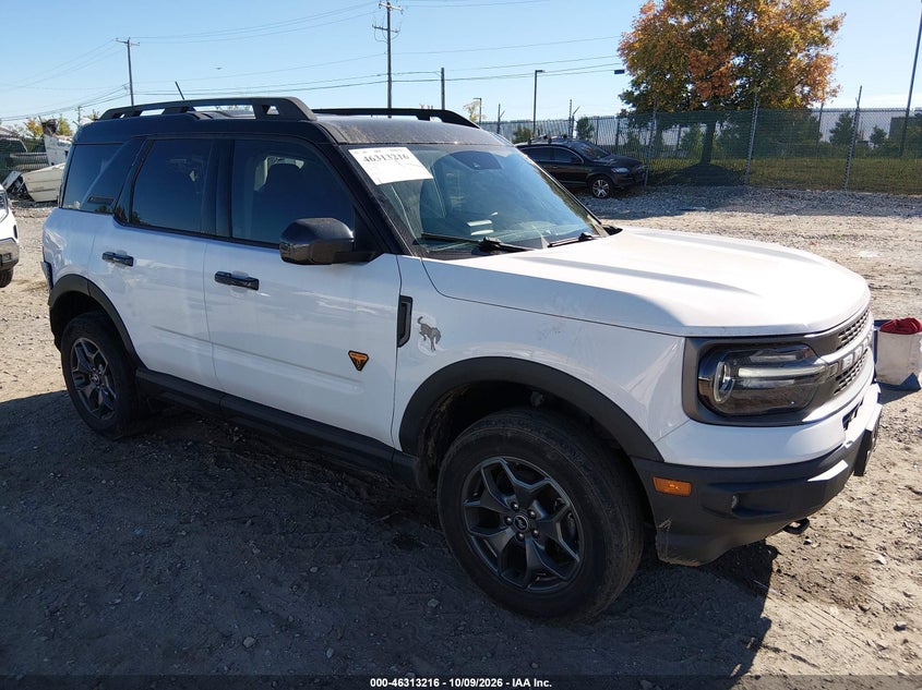 Vin: 3fmcr9d99nre21248, lot: 46813439, ford bronco sport badlands 2022 img_1