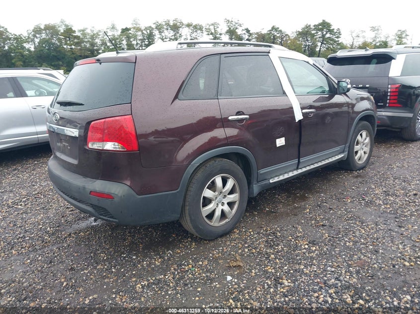 Vin: 5xykt3a60cg266671, lot: 46813482, kia sorento lx 20124