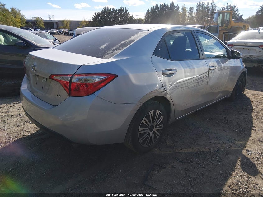 Vin: 2t1burhexgc676165, lot: 46813490, toyota corolla le 20164