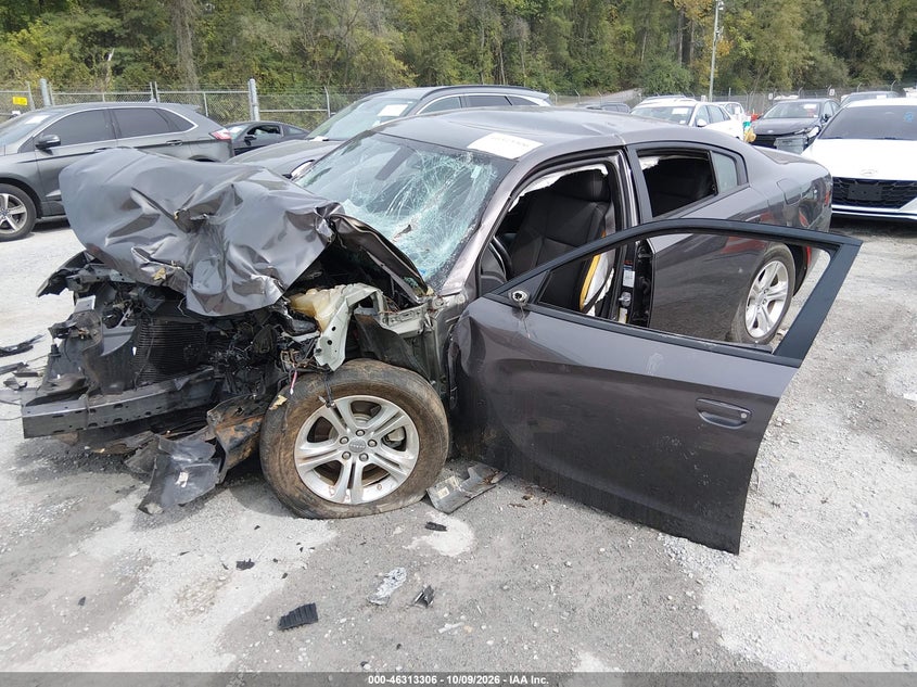Vin: 2c3cdxbg5nh106035, lot: 46813528, dodge charger sxt rwd 20222