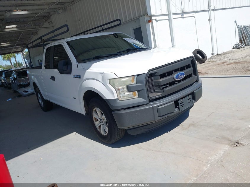 Vin: 1ftex1cp9fkf12935, lot: 46813535, ford f-150 xl 20151