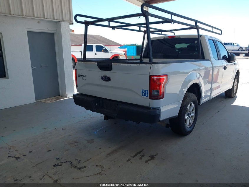 Vin: 1ftex1cp9fkf12935, lot: 46813535, ford f-150 xl 20154