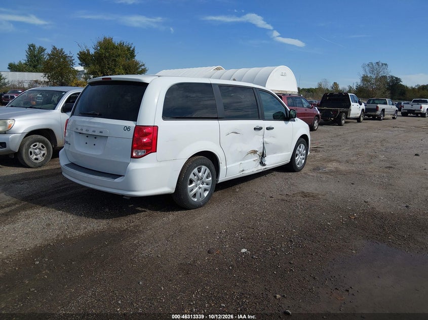 Vin: 2c4rdgbgxlr198000, lot: 46813562, dodge grand caravan se 20204