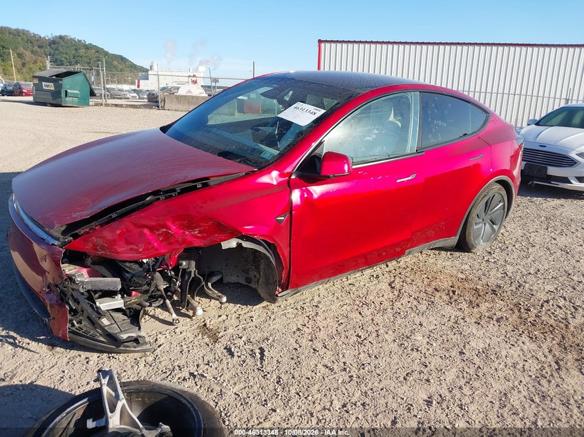 Vin: 7saygdee2tf605740, lot: 46813571, tesla model y all-wheel drive/long range launch series/premium all-wheel drive 20262
