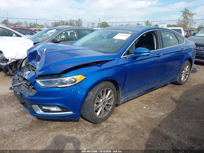 Vin: 3fa6p0hd0hr365681, lot: 46813579, ford fusion se 20172