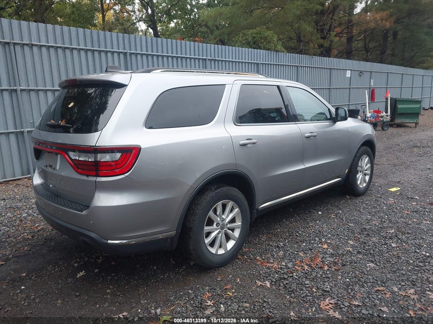 Vin: 1c4rdjag6ec468494, lot: 46813622, dodge durango sxt 20144