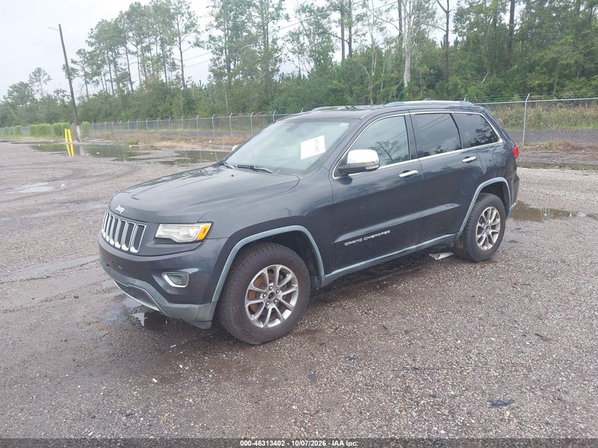 Vin: 1c4rjfbg7ec525810, lot: 46813625, jeep grand cherokee limited 20142