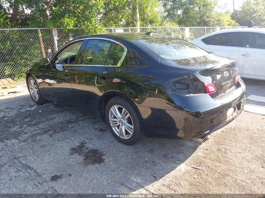 Vin: jn1cv6apxbm509041, lot: 46813634, infiniti g37 journey 20113
