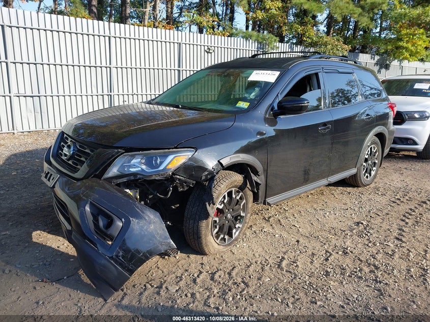 Vin: 5n1dr2mm3kc613100, lot: 46813643, nissan pathfinder sv 20192