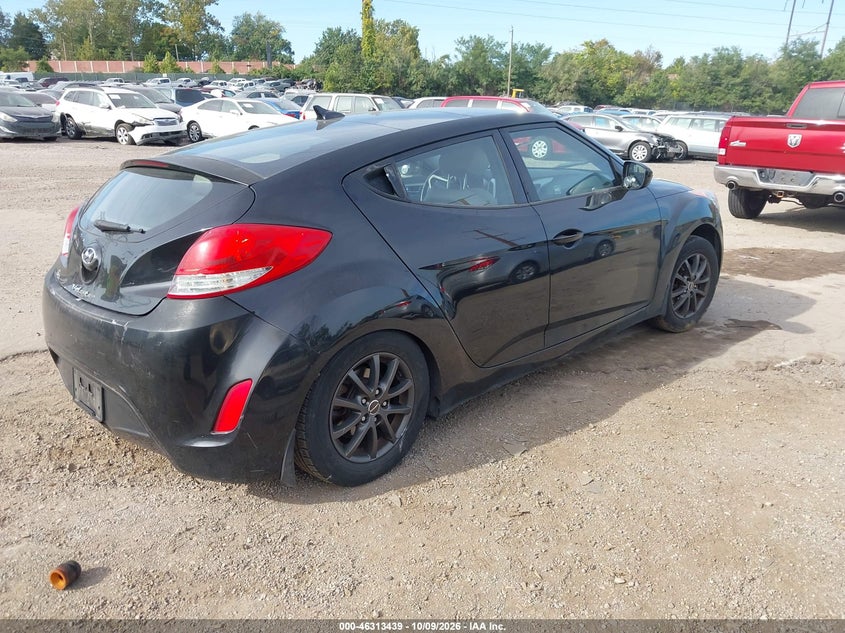Vin: kmhtc6adxcu050440, lot: 46813662, hyundai veloster base w/gray 20124
