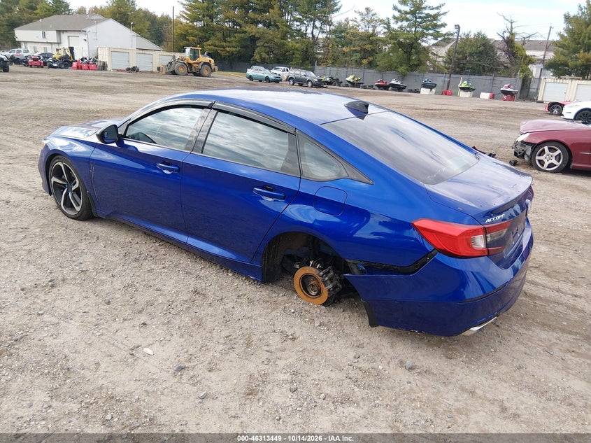 Vin: 1hgcv1f39ma124551, lot: 46813672, honda accord sport 20213