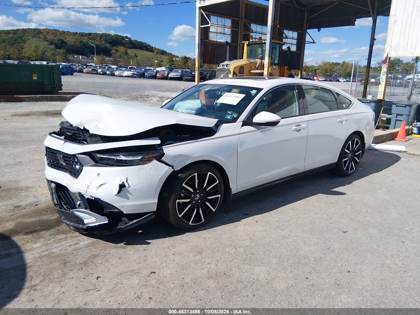 Vin: 1hgcy2f82sa087168, lot: 46813709, honda accord hybrid touring 20252