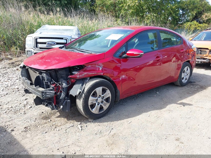 2015 Kia Forte Lx, Front End, IAAI, VIN KNAFX4A62F5388101 — photo 2