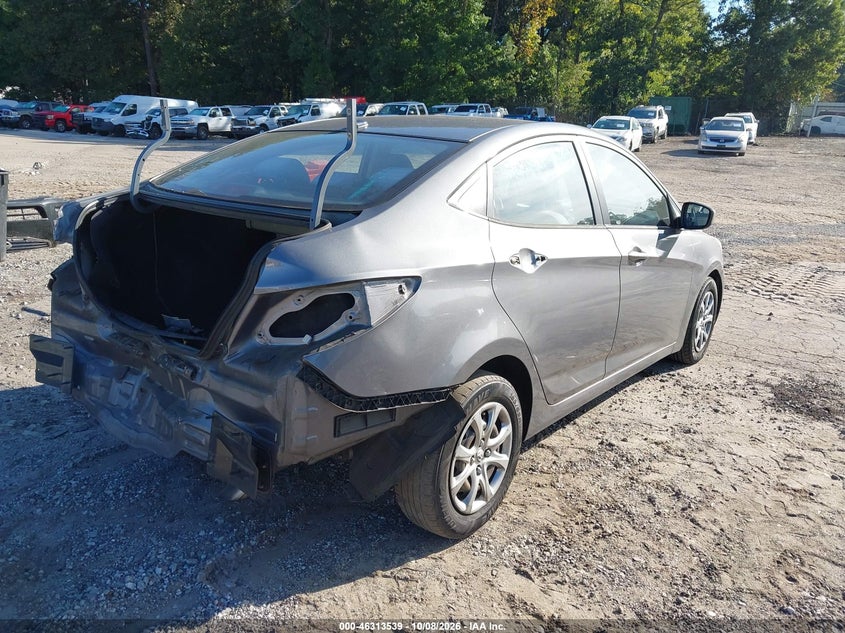 Vin: kmhct4ae5du483372, lot: 46813762, hyundai accent gls 20134