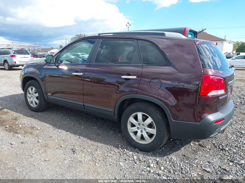 Vin: 5xyktda69cg235408, lot: 46813768, kia sorento lx 20123