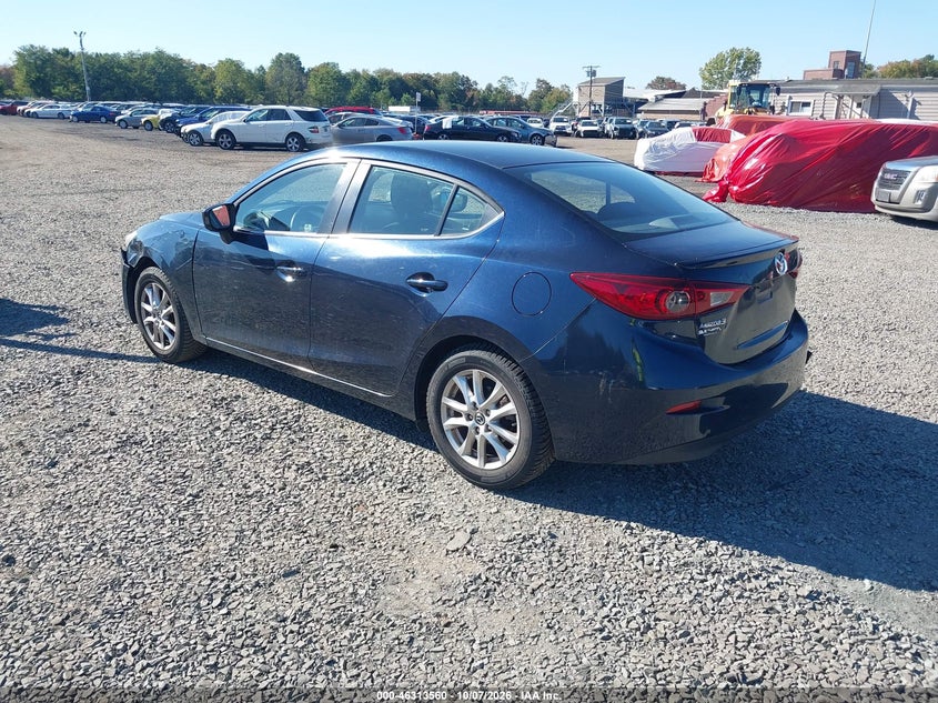 Vin: jm1bm1v71e1123414, lot: 46813783, mazda mazda3 i touring 20143