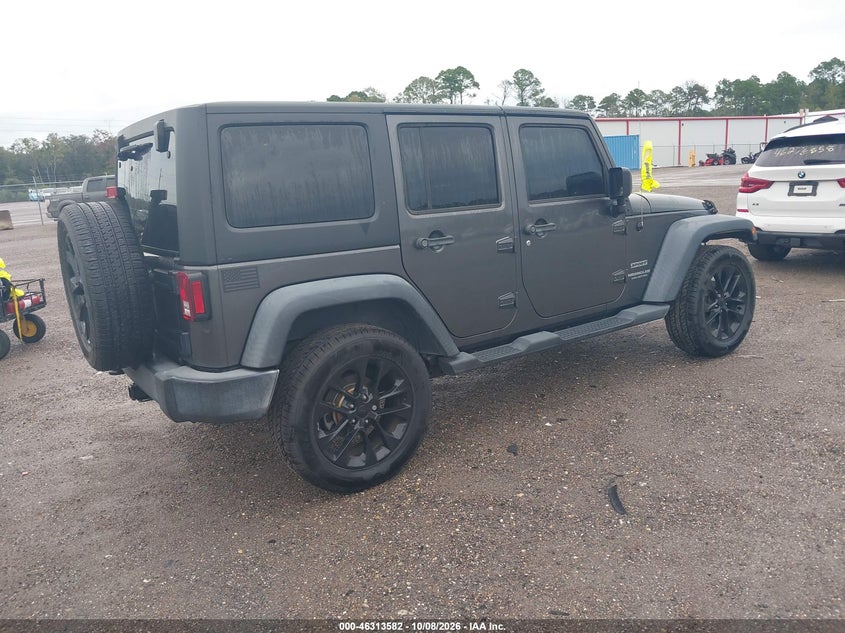 Vin: 1c4bjwdgxhl698840, lot: 46813805, jeep wrangler unlimited sport 4x4 20174