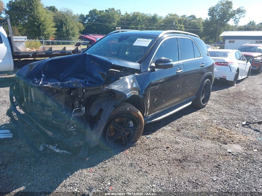 2020 Mercedes-Benz Gle 350 4Matic, Front End, IAAI, VIN 4JGFB4KB2LA067185 — photo 2