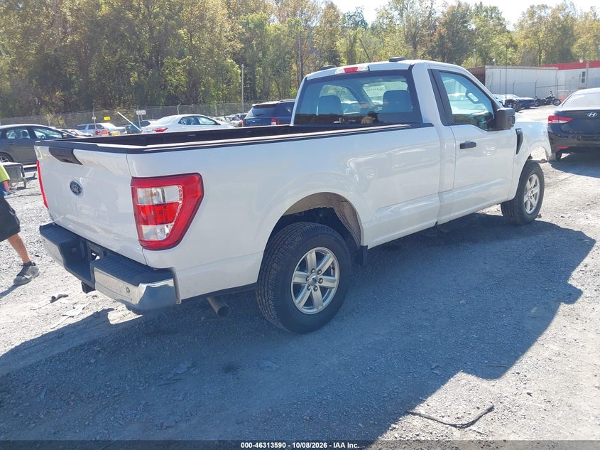 Vin: 1ftmf1c58nkd61663, lot: 46813813, ford f-150 xl 20224