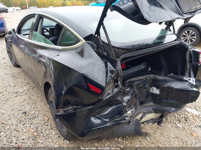 Vin: 5yj3e1eb5lf662841, lot: 46813870, tesla model 3 long range dual motor all-wheel drive 20203