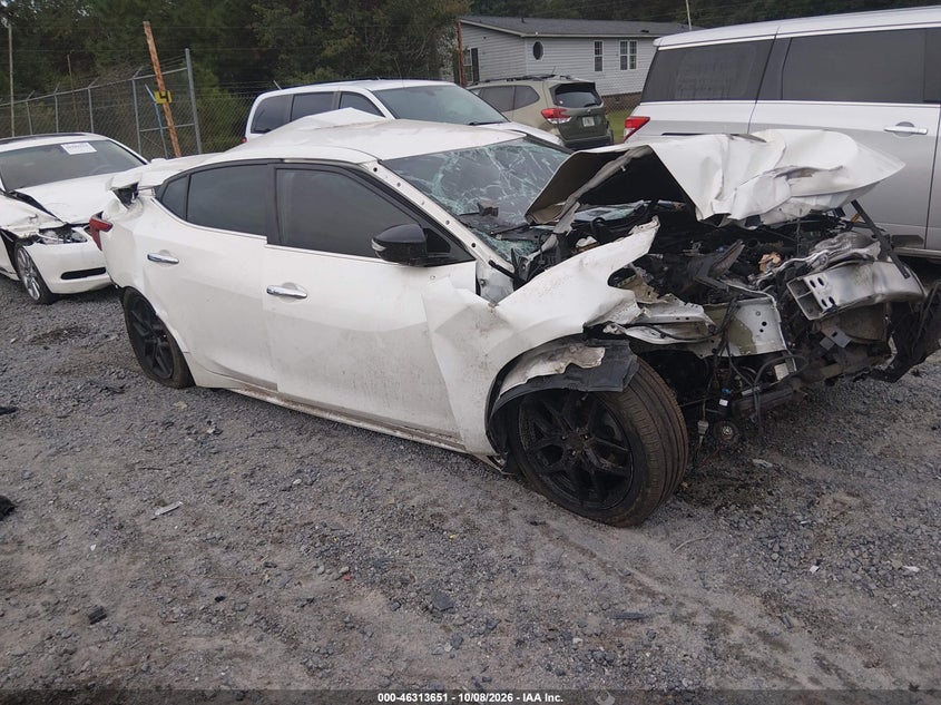 Vin: 1n4aa6apxjc372192, lot: 46813874, nissan maxima 3.5 sv 20181