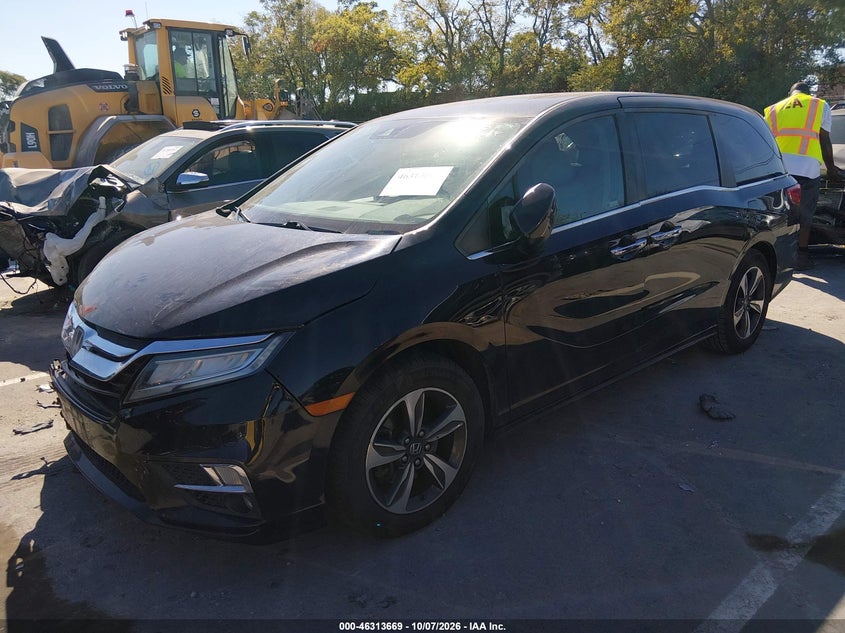 Vin: 5fnrl6h88kb027012, lot: 46813892, honda odyssey touring 20192