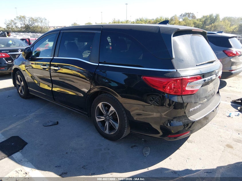Vin: 5fnrl6h88kb027012, lot: 46813892, honda odyssey touring 20193