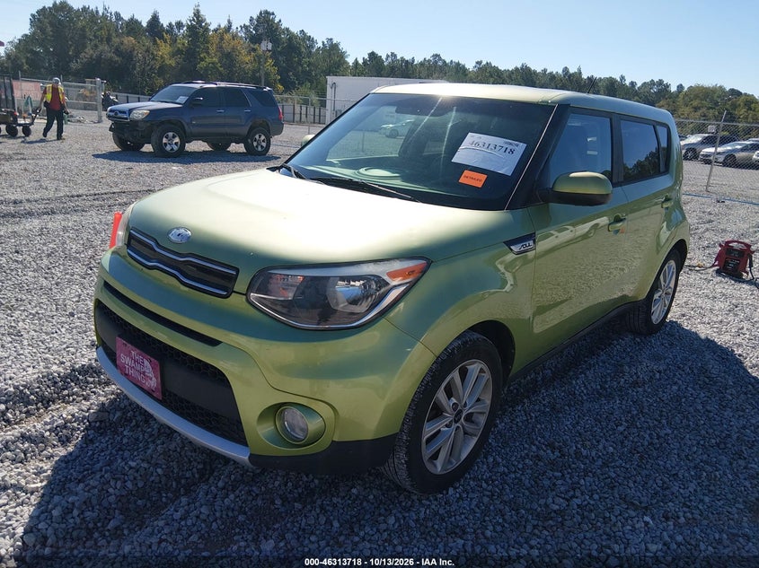 Vin: kndjp3a52h7877832, lot: 46813941, kia soul + 20172