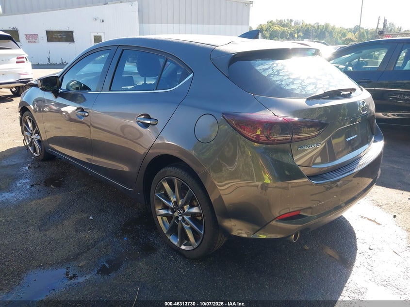 Vin: 3mzbn1l34jm215723, lot: 46813953, mazda mazda3 5-door touring 20183