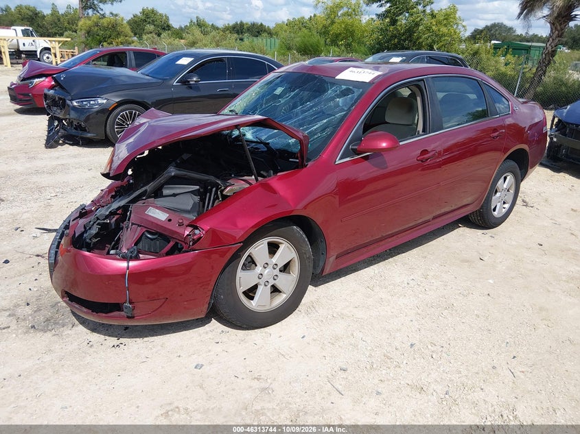 2010 Chevrolet Impala Lt, Front End, IAAI, VIN 2G1WB5EK1A1138334 — photo 2