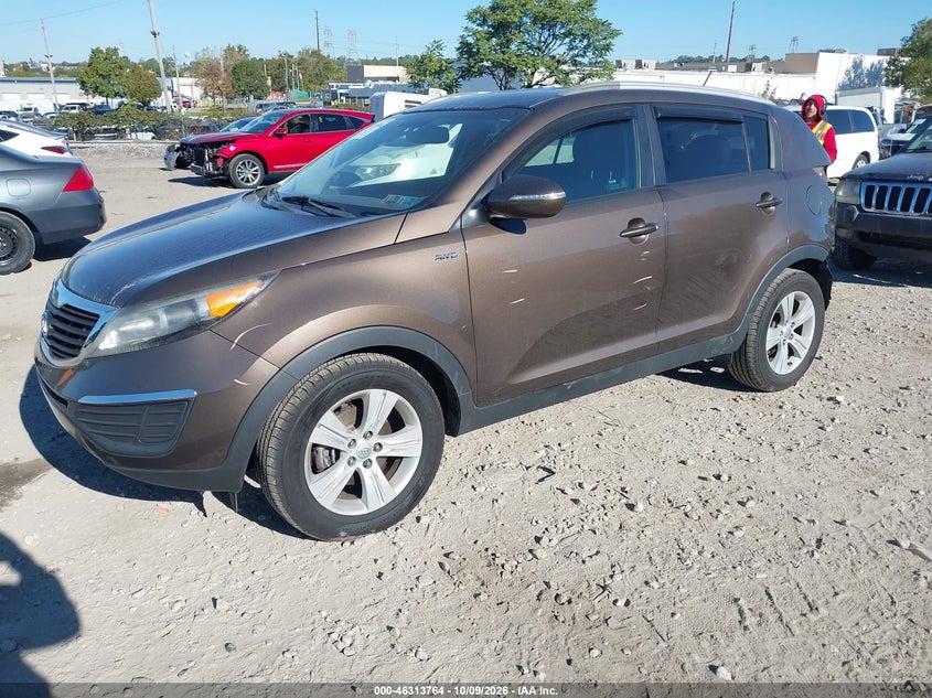 Vin: kndpbca23b7089681, lot: 46813987, kia sportage lx 20112