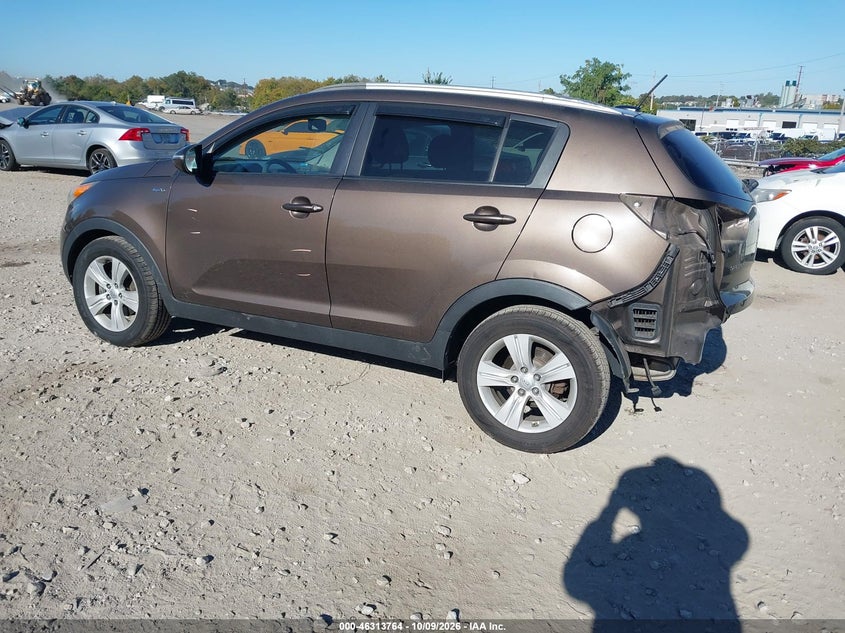 Vin: kndpbca23b7089681, lot: 46813987, kia sportage lx 20113