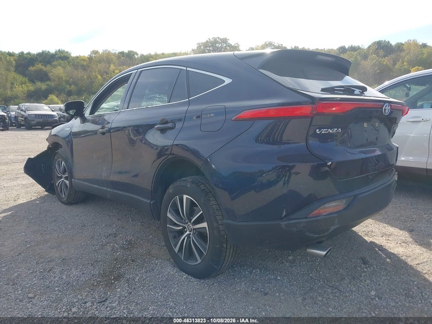 Vin: jteaaaah1mj047660, lot: 46814046, toyota venza le 20213