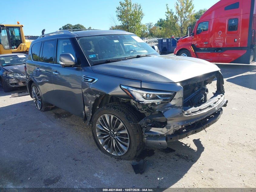 Vin: jn8az2ne2k9236498, lot: 46814071, infiniti qx80 luxe 20191