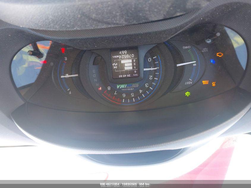HONDA INSIGHT 2012 VIN JHMZE2H74CS002220