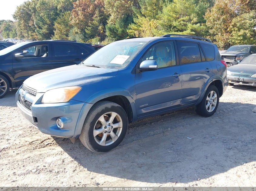 Vin: jtmyk4dv8a5026487, lot: 46814139, toyota rav4 limited v6 20102