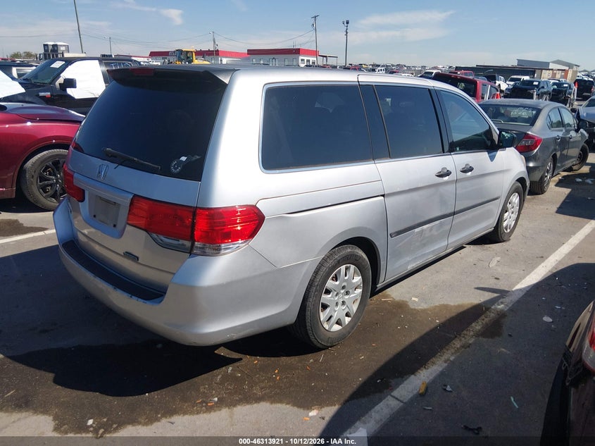 Vin: 5fnrl3h26ab020827, lot: 46814144, honda odyssey lx 20104
