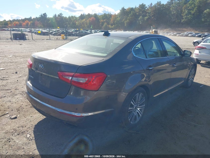 Vin: knaln4d77e5153124, lot: 46814188, kia cadenza premium 20144