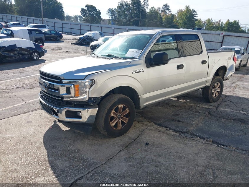 Vin: 1ftew1e51jfb30964, lot: 46814203, ford f-150 xlt 20182