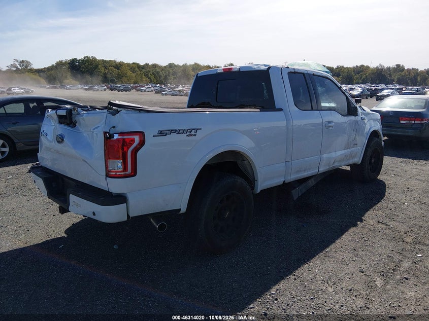 Vin: 1ftex1ep8gfc70937, lot: 46814243, ford f-150 xlt 20164