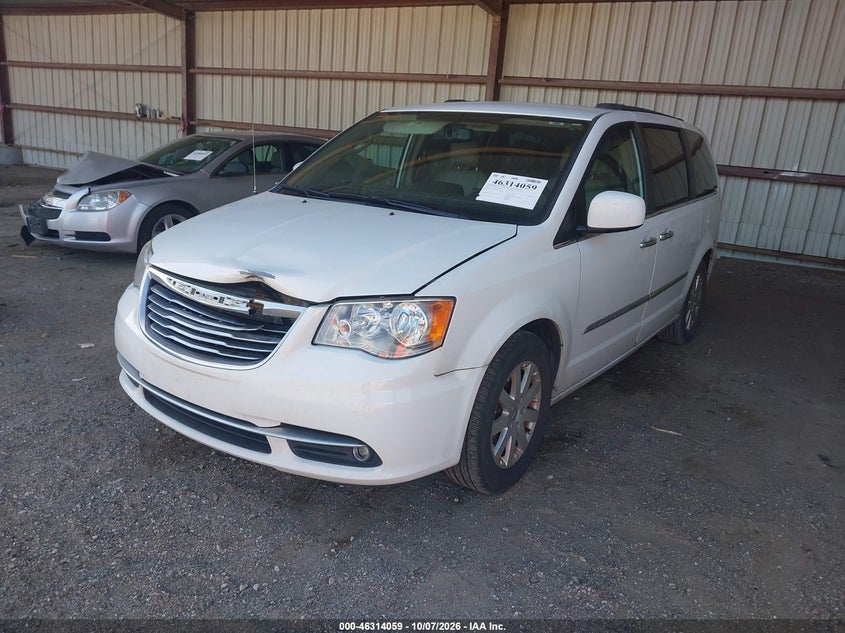 Vin: 2c4rc1bg2gr303148, lot: 46814282, chrysler town & country touring 20162
