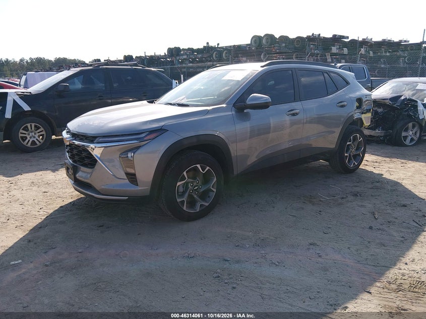 Vin: kl77lhep9sc200447, lot: 46814284, chevrolet trax fwd lt 20252